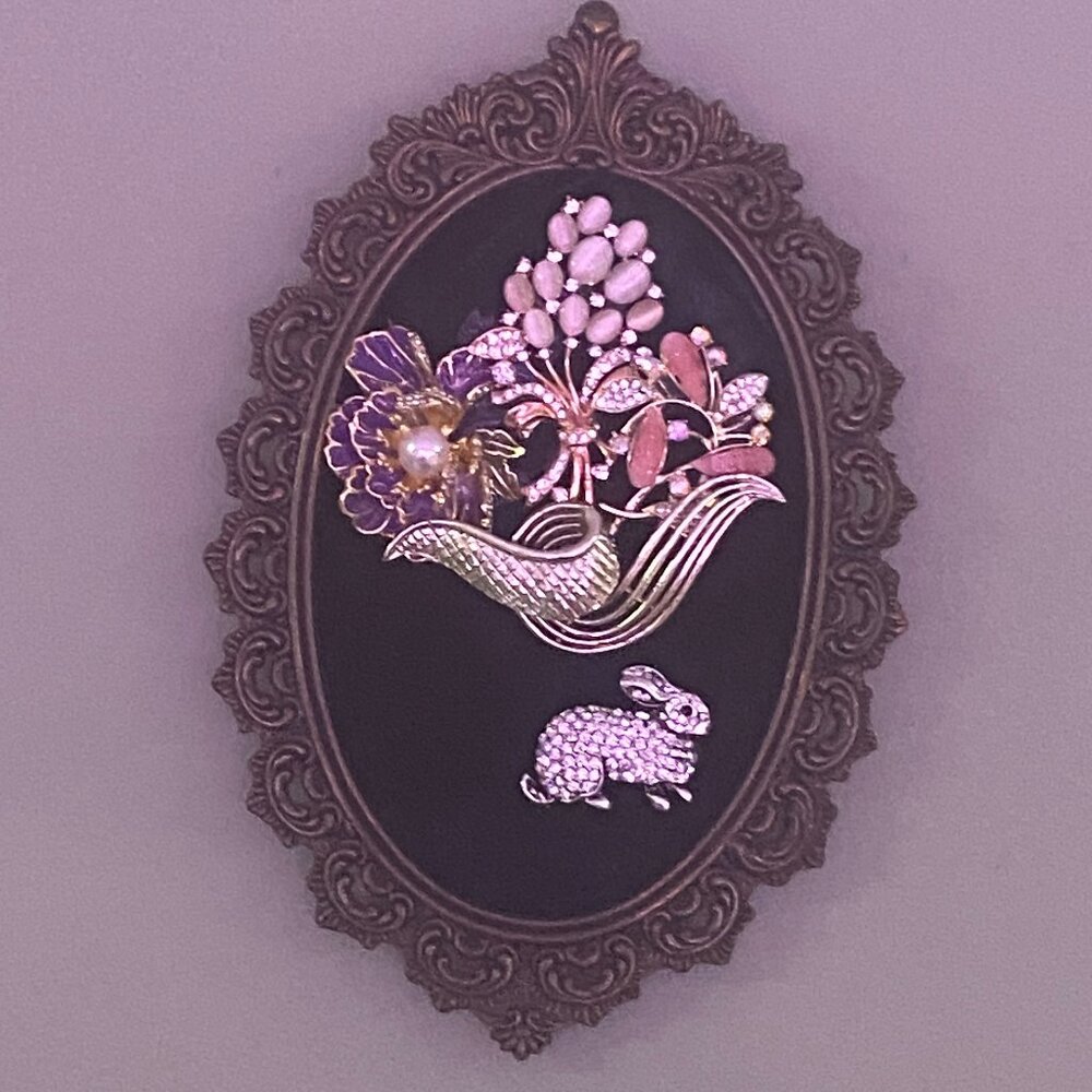 Flower Basket with Bunny